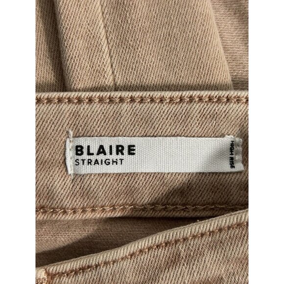 Dear John Blaire High Rise Cuffed Straight Jeans in Rose Dust - Sz 27 - Picture 8 of 10